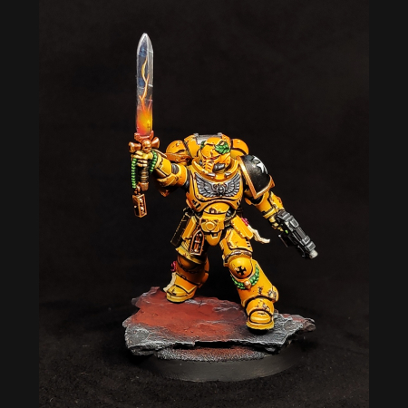 Black Templars Primaris Lieutenant with Power Sword