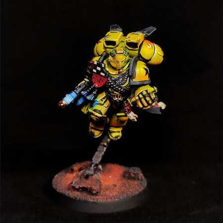 Black Templars Captain with Jump Pack