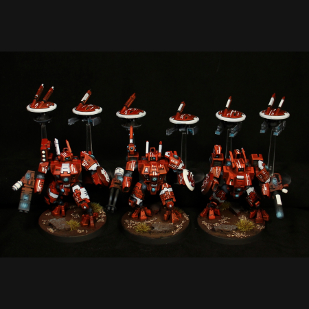 XV8 Crisis Battlesuit Team 