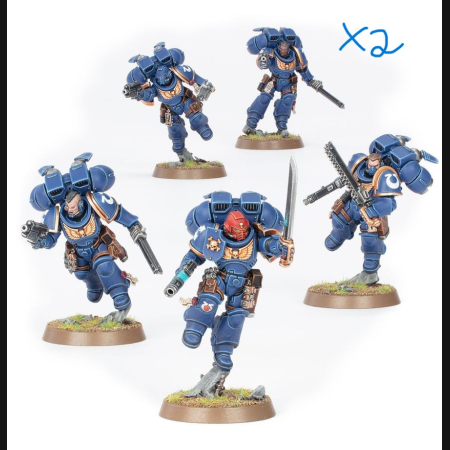 Ultramarines Assault Intercessors with Jump Packs