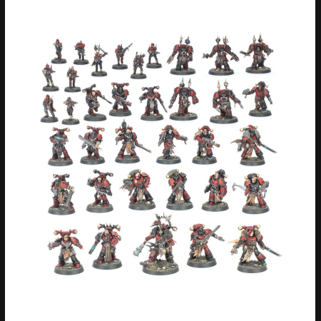 Red Corsairs Battleforce: Lords of the Maelstrom + Huron Blackheart and the Masters of the Maelstrom + Combat Patrol: Red Corsairs + Warp Talons (x 2!)