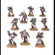 10 Infractors (1 box)  10 Tormentors (1 box)  12 Noise Marines (2 boxes)  1 Lucius  1 Lord Kakophonist  2 Lord Exultant