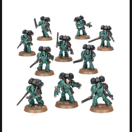 Legion MKVI Assault Squad  with bolters + shields