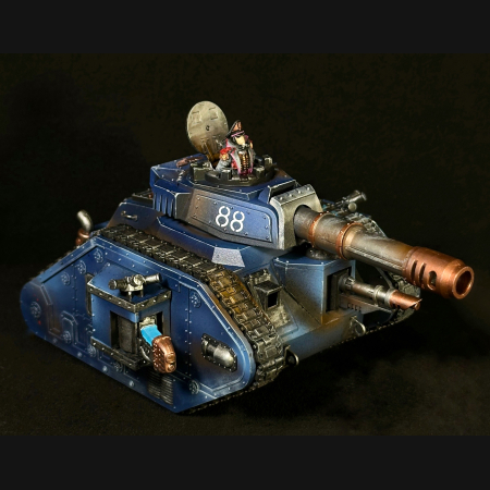 Death Korps of Krieg Leman Russ Vanquisher + Commissar