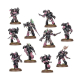 10 Infractors (1 box)  10 Tormentors (1 box)  12 Noise Marines (2 boxes)  1 Lucius  1 Lord Kakophonist  2 Lord Exultant