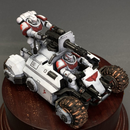 White Scars Primaris Invader ATV + Storm Speeder Hammerstrike