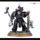Suboden Khan + Kor'sarro Khan + Iron Father Feirros + Captain with Jump Pack and Relic Shield + Five Assault Intercessors + Outriders