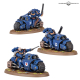  White Scars Captain on Bike +  Outrider Squad + Vanguard Veteran Squad with Jump Packs + Kaius Konorius  +  Eradicators with Heavy Bolters